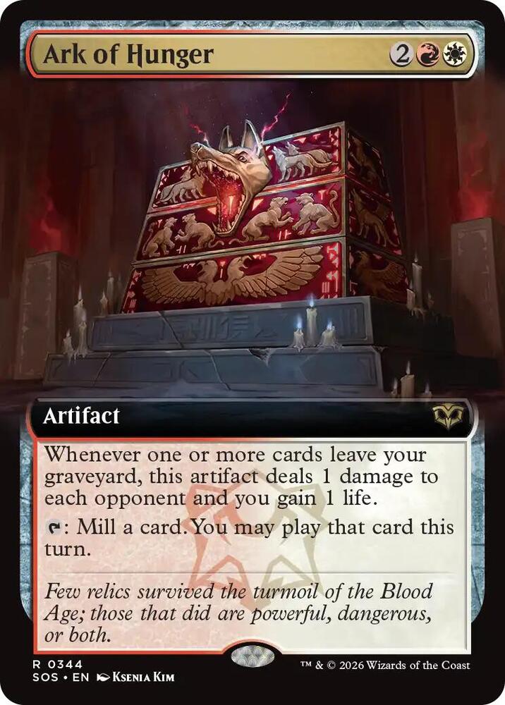Ark of Hunger Extended Art 344 (Secrets of Strixhaven)  - Extended Art Foil | Good Games Morley