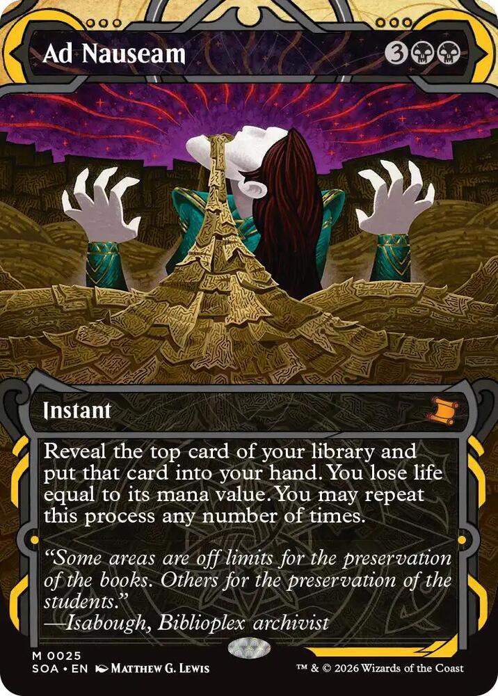 Ad Nauseam 25 (Secrets of Strixhaven: Mystical Archive)  | Good Games Morley