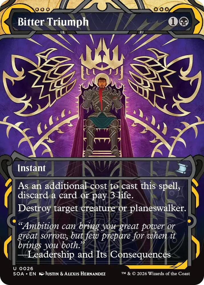 Bitter Triumph 26 (Secrets of Strixhaven: Mystical Archive)  - Foil | Good Games Morley