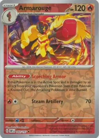 Armarouge 044/197 (SV03: Obsidian Flames)  - Reverse Holofoil | Good Games Morley