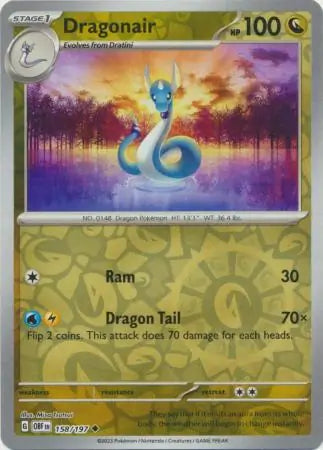 Dragonair 158/197 (SV03: Obsidian Flames)  - Reverse Holofoil | Good Games Morley