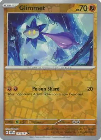 Glimmet 122/197 (SV03: Obsidian Flames)  - Reverse Holofoil | Good Games Morley