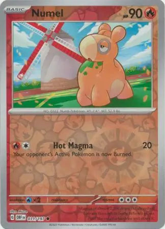 Numel 031/197 (SV03: Obsidian Flames)  - Reverse Holofoil | Good Games Morley