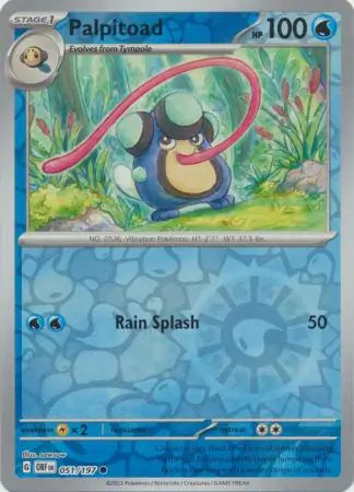 Palpitoad 051/197 (SV03: Obsidian Flames)  - Reverse Holofoil | Good Games Morley