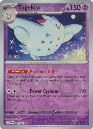 Togekiss 085/197 (SV03: Obsidian Flames)  - Reverse Holofoil | Good Games Morley