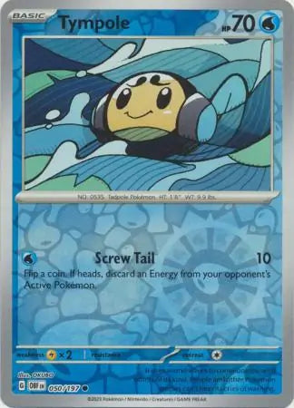 Tympole 050/197 (SV03: Obsidian Flames)  - Reverse Holofoil | Good Games Morley