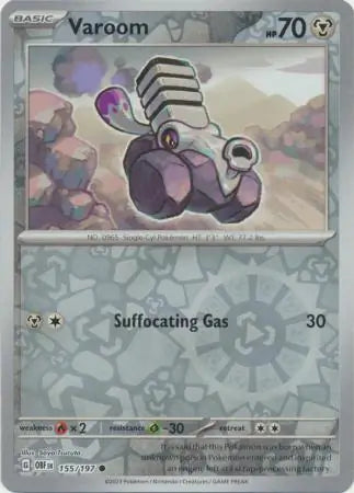 Varoom 155/197 (SV03: Obsidian Flames)  - Reverse Holofoil | Good Games Morley