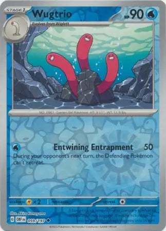 Wugtrio 059/197 (SV03: Obsidian Flames)  - Reverse Holofoil | Good Games Morley