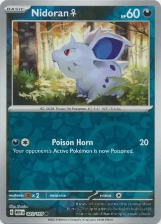 Nidoran F 029/165 (SV: Scarlet & Violet 151)  - Reverse Holofoil | Good Games Morley
