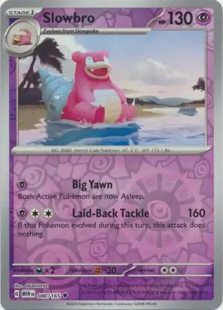 Slowbro 080/165 (SV: Scarlet & Violet 151)  - Reverse Holofoil | Good Games Morley