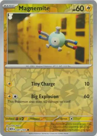 Magnemite 081/165 (SV: Scarlet & Violet 151)  - Reverse Holofoil | Good Games Morley