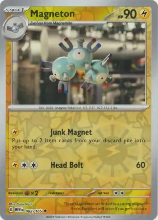Magneton 082/165 (SV: Scarlet & Violet 151)  - Reverse Holofoil | Good Games Morley