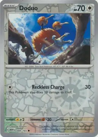 Doduo 084/165 (SV: Scarlet & Violet 151)  - Reverse Holofoil | Good Games Morley