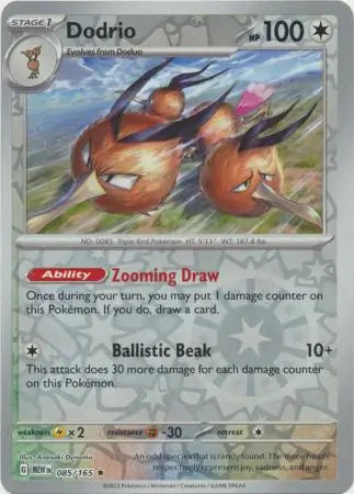 Dodrio 085/165 (SV: Scarlet & Violet 151)  - Reverse Holofoil | Good Games Morley