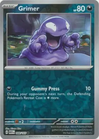 Grimer 088/165 (SV: Scarlet & Violet 151)  - Reverse Holofoil | Good Games Morley