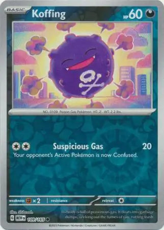 Koffing 109/165 (SV: Scarlet & Violet 151)  - Reverse Holofoil | Good Games Morley