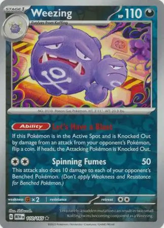 Weezing 110/165 (SV: Scarlet & Violet 151)  - Reverse Holofoil | Good Games Morley
