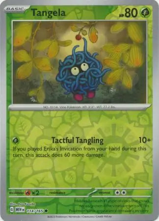 Tangela 114/165 (SV: Scarlet & Violet 151)  - Reverse Holofoil | Good Games Morley