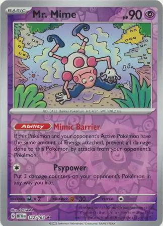 Mr. Mime 122/165 (SV: Scarlet & Violet 151)  - Reverse Holofoil | Good Games Morley