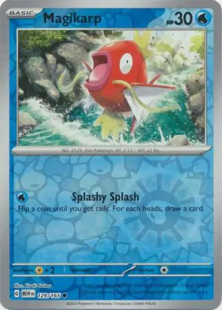 Magikarp 129/165 (SV: Scarlet & Violet 151)  - Reverse Holofoil | Good Games Morley