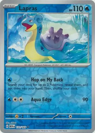 Lapras 131/165 (SV: Scarlet & Violet 151)  - Reverse Holofoil | Good Games Morley