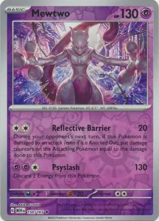 Mewtwo 150/165 (SV: Scarlet & Violet 151)  - Reverse Holofoil | Good Games Morley