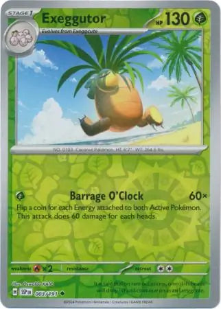 Exeggutor 003/191 (SV08: Surging Sparks)  - Reverse Holofoil | Good Games Morley