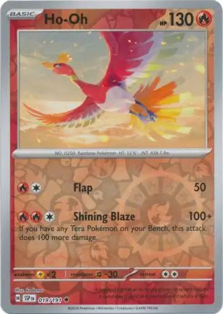 Ho-Oh 019/191 (SV08: Surging Sparks)  - Reverse Holofoil | Good Games Morley