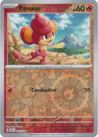 Pansear 022/191 (SV08: Surging Sparks)  - Reverse Holofoil | Good Games Morley