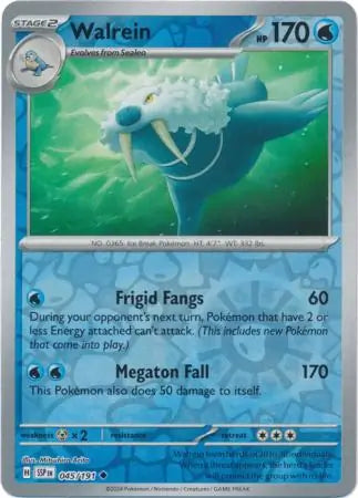 Walrein 045/191 (SV08: Surging Sparks)  - Reverse Holofoil | Good Games Morley
