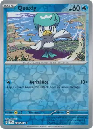 Quaxly 050/191 (SV08: Surging Sparks)  - Reverse Holofoil | Good Games Morley