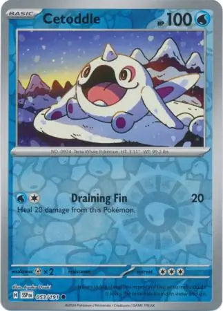 Cetoddle 053/191 (SV08: Surging Sparks)  - Reverse Holofoil | Good Games Morley