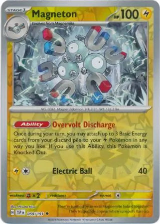 Magneton 059/191 (SV08: Surging Sparks)  - Reverse Holofoil | Good Games Morley