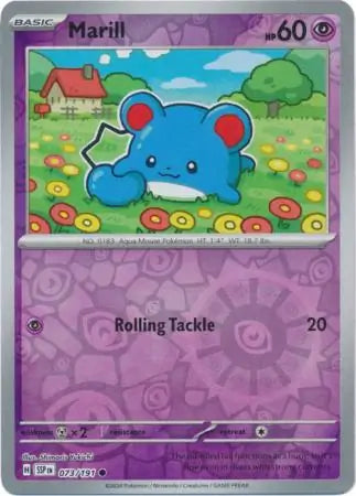 Marill 073/191 (SV08: Surging Sparks)  - Reverse Holofoil | Good Games Morley