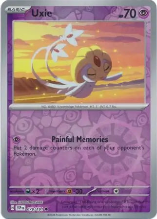 Uxie 078/191 (SV08: Surging Sparks)  - Reverse Holofoil | Good Games Morley