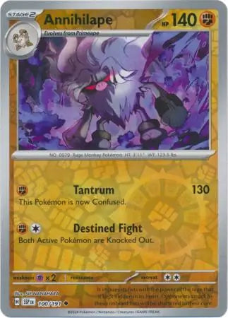 Annihilape 100/191 (SV08: Surging Sparks)  - Reverse Holofoil | Good Games Morley