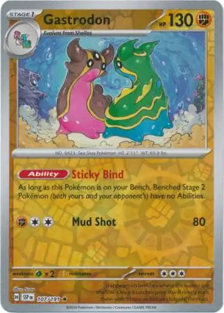 Gastrodon 107/191 (SV08: Surging Sparks)  - Reverse Holofoil | Good Games Morley