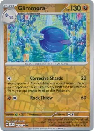 Glimmora 115/191 (SV08: Surging Sparks)  - Reverse Holofoil | Good Games Morley