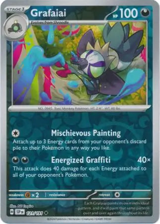 Grafaiai 121/191 (SV08: Surging Sparks)  - Reverse Holofoil | Good Games Morley