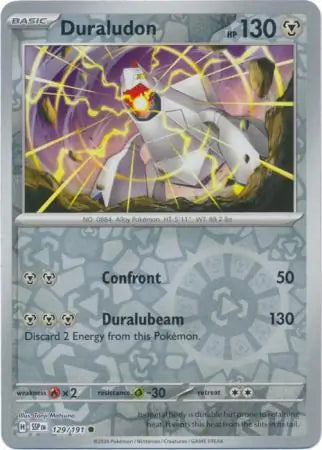 Duraludon 129/191 (SV08: Surging Sparks)  - Reverse Holofoil | Good Games Morley