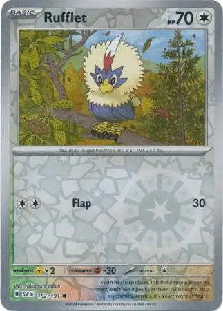 Rufflet 152/191 (SV08: Surging Sparks)  - Reverse Holofoil | Good Games Morley
