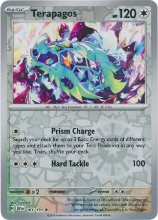 Terapagos 161/191 (SV08: Surging Sparks)  - Reverse Holofoil | Good Games Morley