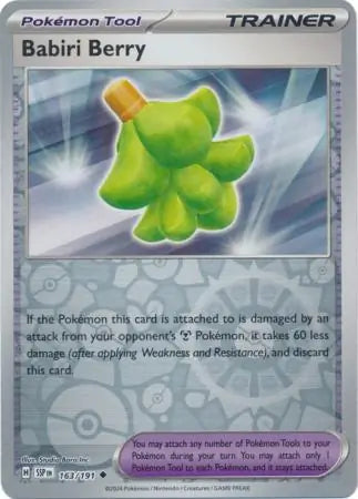 Babiri Berry 163/191 (SV08: Surging Sparks)  - Reverse Holofoil | Good Games Morley