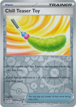 Chill Teaser Toy 166/191 (SV08: Surging Sparks)  - Reverse Holofoil | Good Games Morley