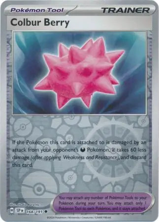 Colbur Berry 168/191 (SV08: Surging Sparks)  - Reverse Holofoil | Good Games Morley