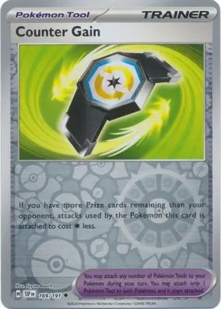 Counter Gain 169/191 (SV08: Surging Sparks)  - Reverse Holofoil | Good Games Morley