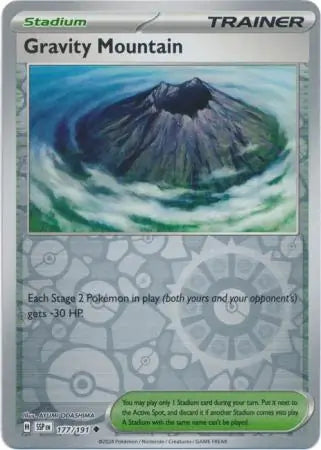 Gravity Mountain 177/191 (SV08: Surging Sparks)  - Reverse Holofoil | Good Games Morley