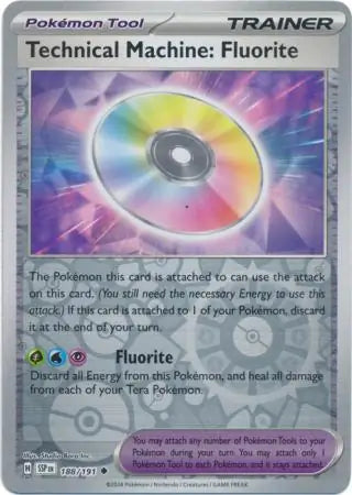 Technical Machine: Fluorite 188/191 (SV08: Surging Sparks)  - Reverse Holofoil | Good Games Morley
