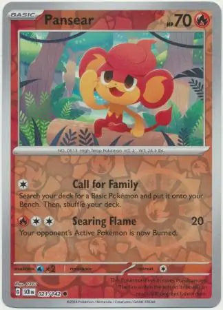 Pansear 021/142 (SV07: Stellar Crown)  - Reverse Holofoil | Good Games Morley