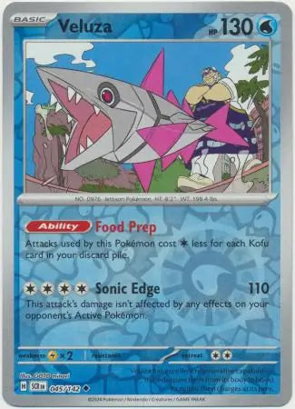 Veluza 045/142 (SV07: Stellar Crown)  - Reverse Holofoil | Good Games Morley